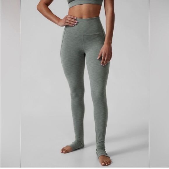 ATHLETA ELATION OVER THE HEEL TIGHT LEGGING EXTRA LONG ELATION Sz M - Picture 1 of 10
